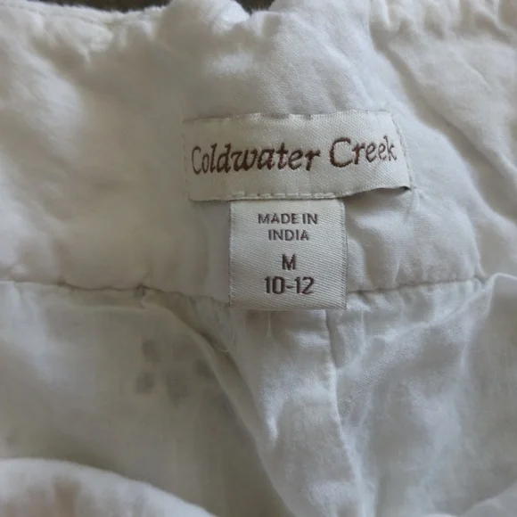 Coldwater Creek White Lace Fully Lined ALine Skirt - Picture 3 of 5